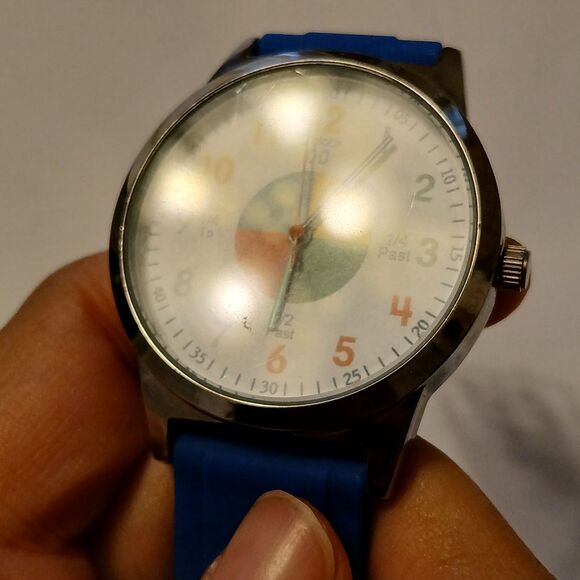 Owlconic Blue Kids Watch Analog Teaching Learning Time - Picture 7 of 14